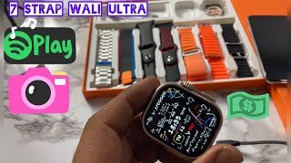 Watch Ultra with 7 strap complete review unboxing complete details