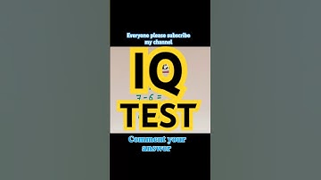 IQ TEST ||#viral #youtubeshorts #shorts#ytshorts #shortsfeed #brainpower#explore#challenge #trending