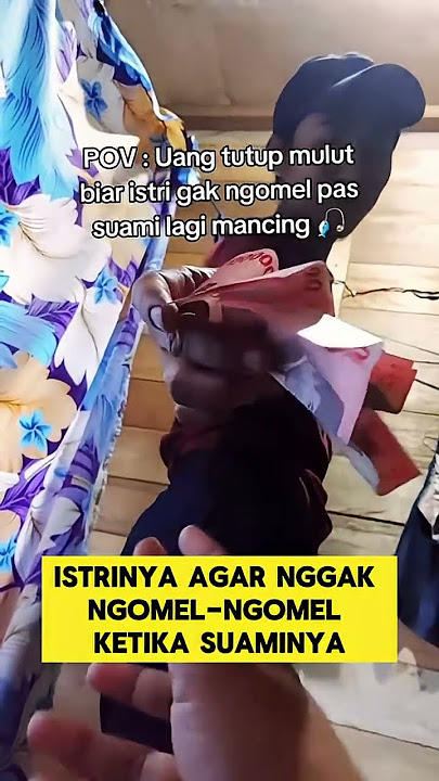momen lucu sang suami mancing biar istri gak ngomel '‼️‼️#mancing  #ngomel #istri #ngakak  #shorts