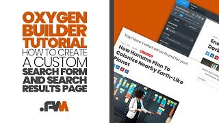 Oxygen Builder Custom Search Form And Search Results Template Design Tutorial