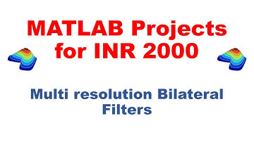 MATLAB Project - Multi resolution Bilateral Filters