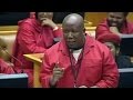 Malema And EFF Takes On Zuma In Parliament. Pay Back The Money. HD