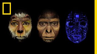 Watch Face Paint Tell the Story of Human Evolution in One Minute | Short Film Showcase