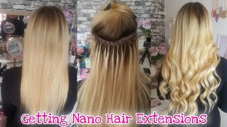 GETTING NANO HAIR EXTENSIONS FOR THE FIRST TIME