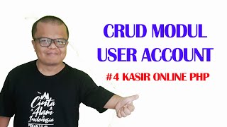 CRUD SIMPAN EDIT DELETE MODUL USER ACCOUNT | MD5 | BOOTSTRAP TEMPLATE | PHP MYSQLI
