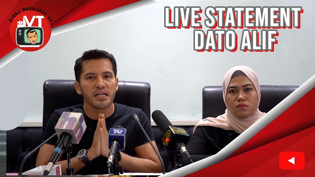 Live Permohonan Maaf Dato Aliff Syukri - TV Terlajak Laris ...