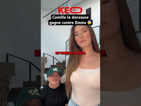 CAMILLE LA DANSEUSE GAGNE CONTRE EMMA PARIS 😨 #shorts #drama  #camilleladanseuse #emmaparis #tiktok