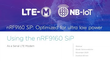 Using the nRF9160 as a Serial LTE Modem