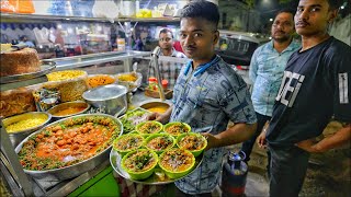 Only 25₹/- | Brahmapur Young Man Selling Chaat In Auto | Special Tomato Bara & Ghuni | Street Food