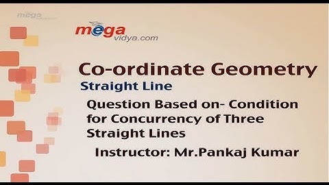 Co-ordinate geometry part-16