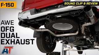 2021-2025 3.5l Ecoboost F-150 Awe 0fg Dual Exhaust System Review & Sound Clip