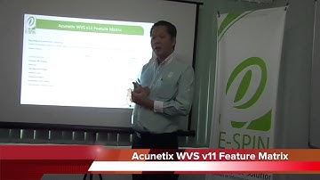 Acunetix Web Vulnerability Scanner version 11 What