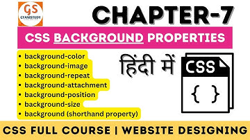 Css background properties | Background property in css in hindi