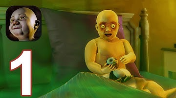 The Baby Walker In Yellow House: Scary Baby Games - Gameplay Walkthrough Part 1 (Android, iOS) #1