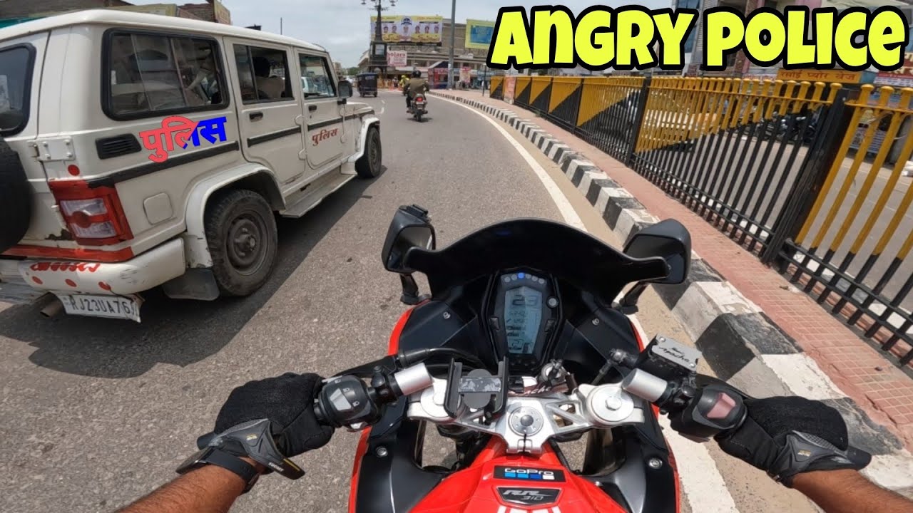 Angry 🤬 Police Vs Bikers Super Sunday Ride Gone Wrong #mrvrider #police ...