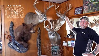 Whitetail Cribs: Scott Buckley's IOWA Farm House With Giant Bucks & Shed Antlers