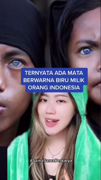 Tiktok Deasi Listiani | TERNYATA ADA MATA BERWARNA BIRU MILIK ORANG INDONESIA