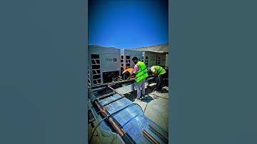 vrf system copper piping conect for outdoor unit #shorts #youtubeshorts #hvac #viral #vrf #acwork