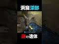 洞窟深部の謎の遺体