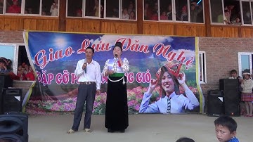 Nghệ nhân Lường Thị Song - giao lưu văn nghệ chào xuân 2018 tại Pha Din pass