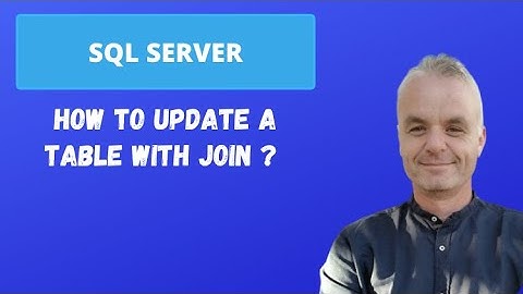 Update a table with JOIN | SQL Server