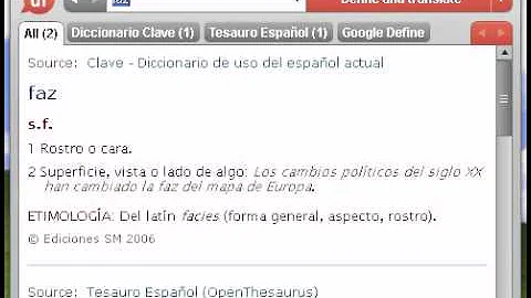 O que significa a palavra faz?