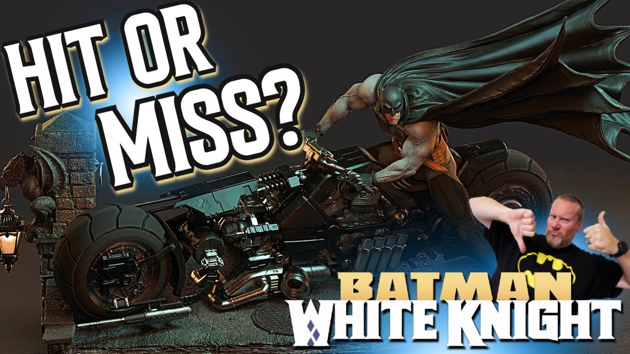 HIT OR MISS? Batman White Knight BATCYCLE EDITION 1/4 Statue | XM Studios