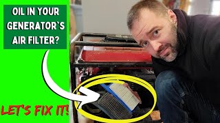 [Oil in Your Generator's Air Filter?] 5 Easy Things to Check