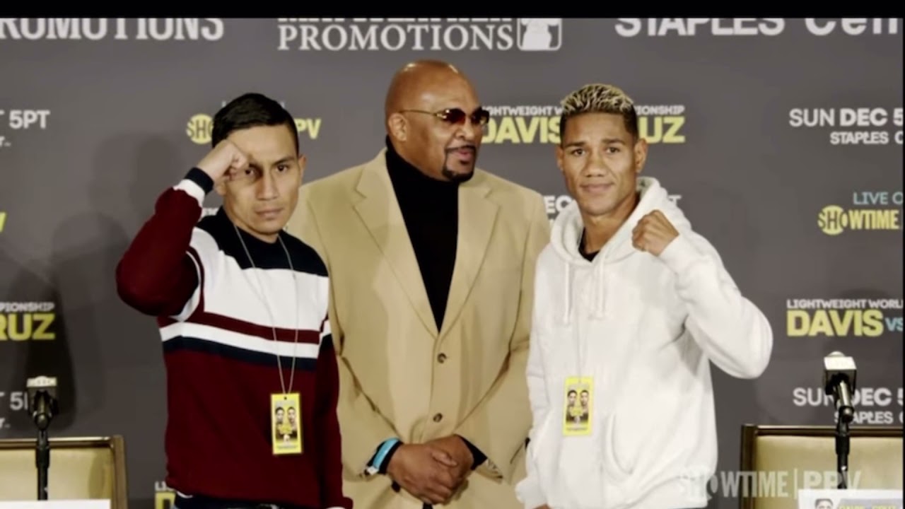 Tank davis vs cruz undercard faceoff YouTube