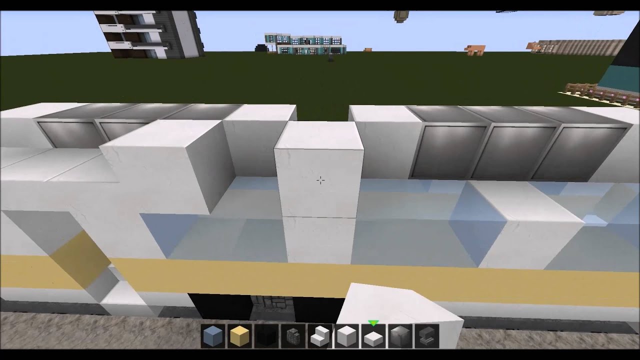 Minecraft Modern tutorials ep. High speed train - YouTube