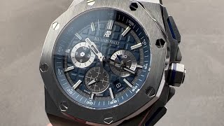 Audemars Piguet Royal Oak Offshore Chronograph 26480TI.OO.A027CA.01 - Titanium AP ROO Review