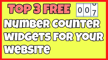 Top 3 Number Counter Widgets for Your Website to Use Free