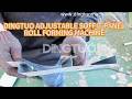 Portable Adjustable Metal Soffit Panel Self Lock Roll Forming Machine