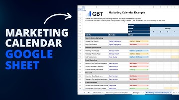 How to create a marketing calendar template with AI