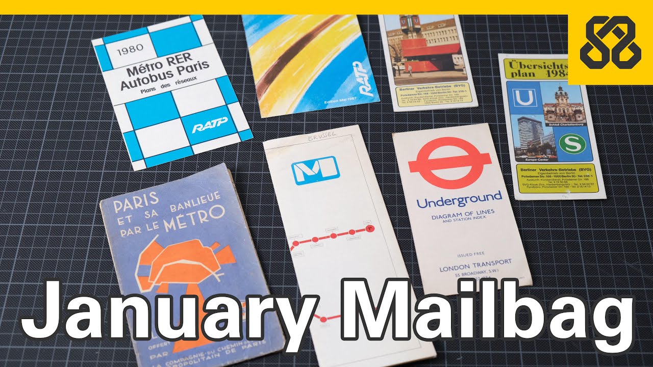 Mailbag January 2021 - Subway maps Paris, London, Brussels and Berlin