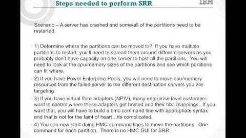 SRR - why you need the PowerVM LPM/SRR Automation tool for SRR