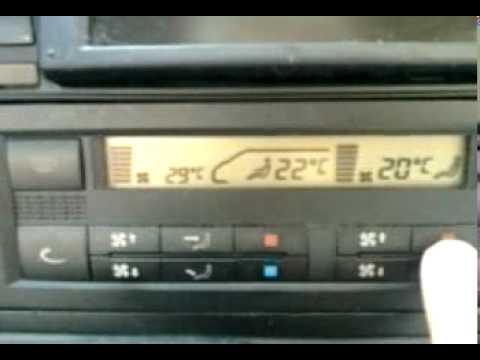 Climatronic Ford Galaxy VW Sharan - YouTube