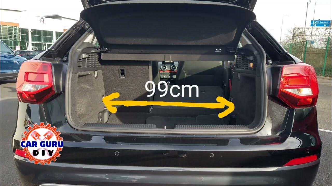 Audi Q2 20172023 boot dimensions in centimeters CarGuruDIY YouTube