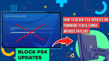 How to Block PS4 Updates On Firmware 11.00 And Lower Without Payload