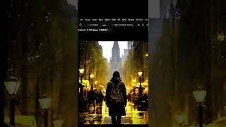 Apply rain 🌧️☔ on photo very easily in Adobe Photoshop cc 2019#gtl screenshot 2