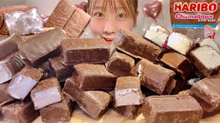 ASMR Chocolate Marshmallow【Mukbang/ Eating Sounds】【English subtitles】