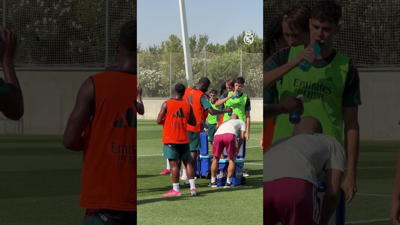 😉 Train with Rüdiger... #RMCity #RealMadrid #Madridistas