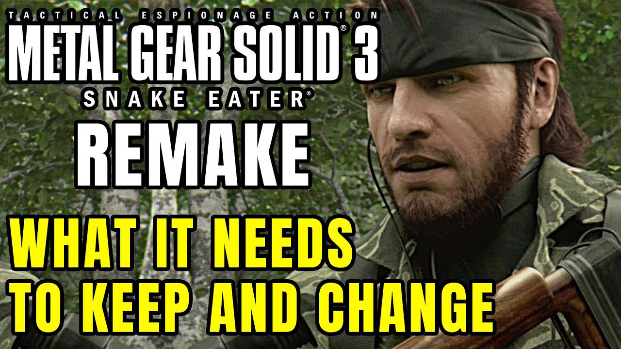 Metal Gear Solid 3: Snake Eater is getting a full remake