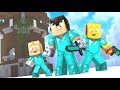 MINECRAFT CON NOOBS - TODOS DE DIAMANTE vs SAQUEADORES #38