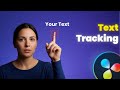 How To Track Text On Any Moving Object In DaVinci Resolve