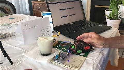 DFRobot Micro:IoT with ThingSpeak, sensors collect data and send to the cloud. Moisture/Temp/Humid.