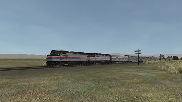 Open Rails: Amtrak California Zephyr Green River route | D.C