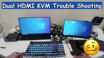 Dual HDMI KVM Troubleshooting: Only One Computer Working Properly (SOLVED)