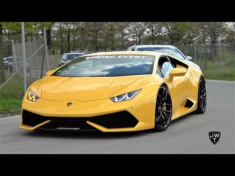 Lamborghini Huracán LP610-4's In ACTION! Drag Races, REVS & More SOUNDS!