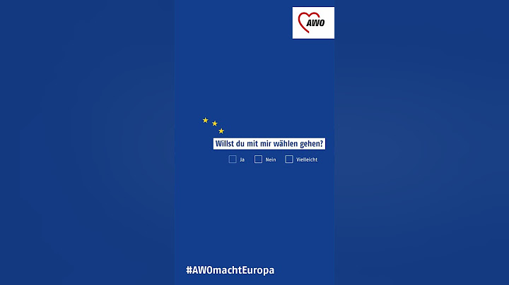 AWO-Trailer zu den Europawahlen 2024